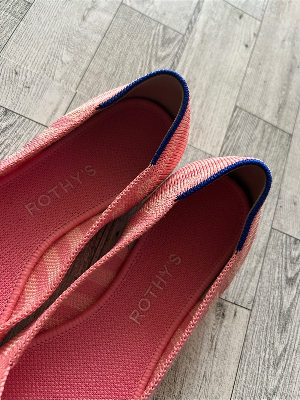 Rothy's the Point Flat macaroon stripe 8 - Picture 2 of 4